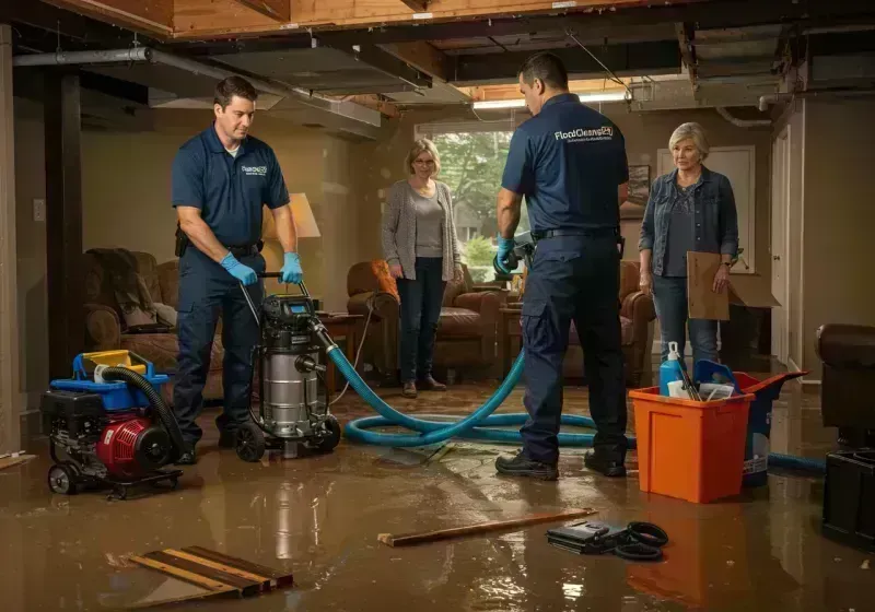 Basement Water Extraction and Removal Techniques process in Wood River, IL