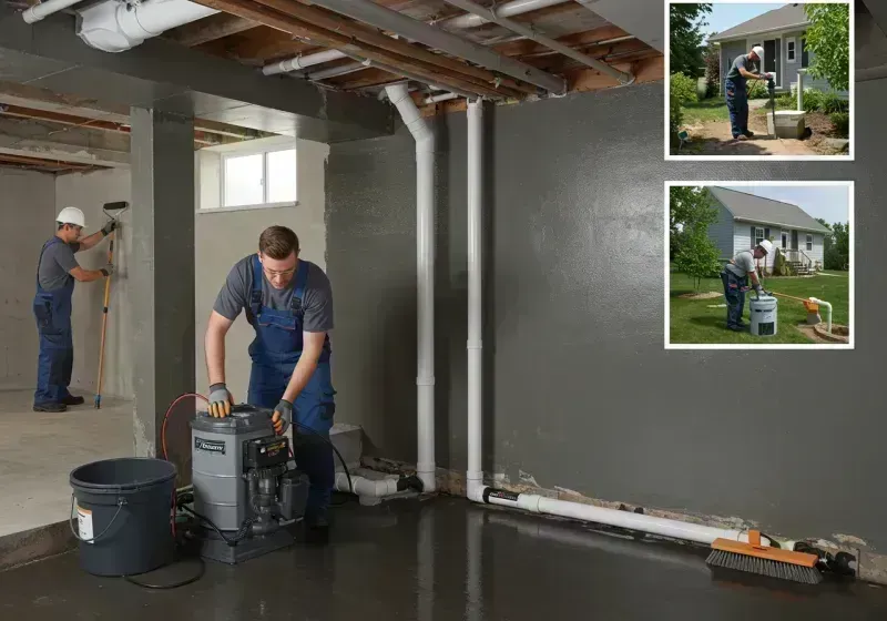 Basement Waterproofing and Flood Prevention process in Wood River, IL